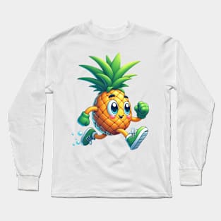 Pineapple Jogging Long Sleeve T-Shirt